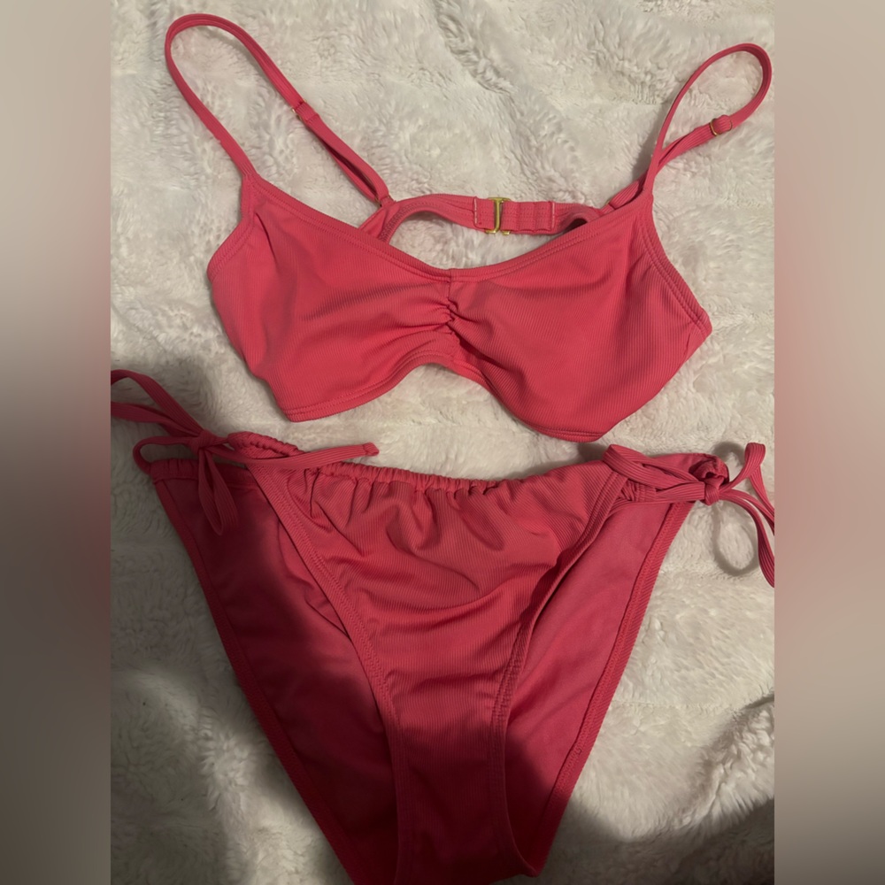 Pink Women's Swimwear Set